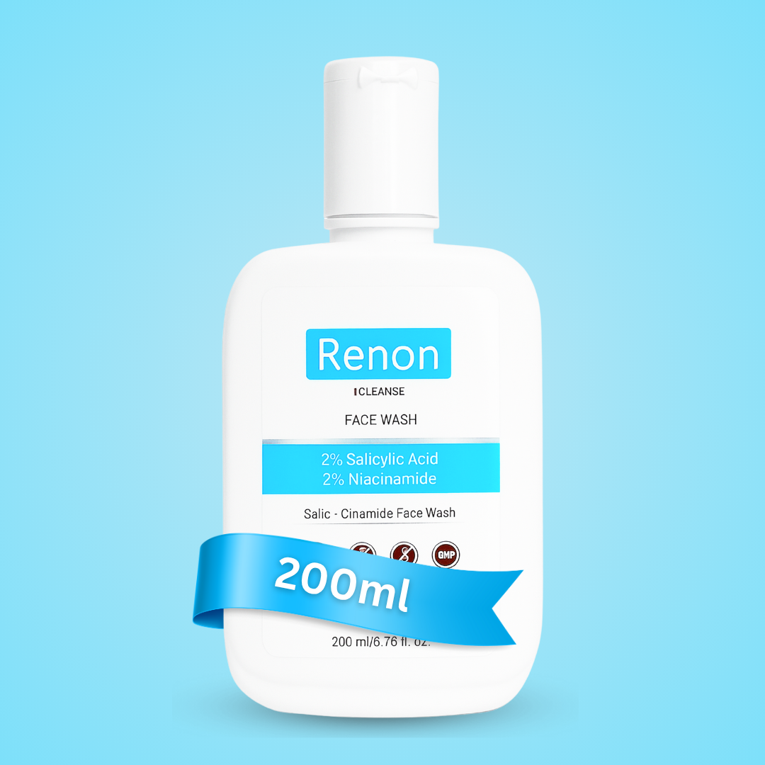 Renon 2% Salicylic + 2 % Niacinamide Face Wash Super Saver Pack (200 ml)