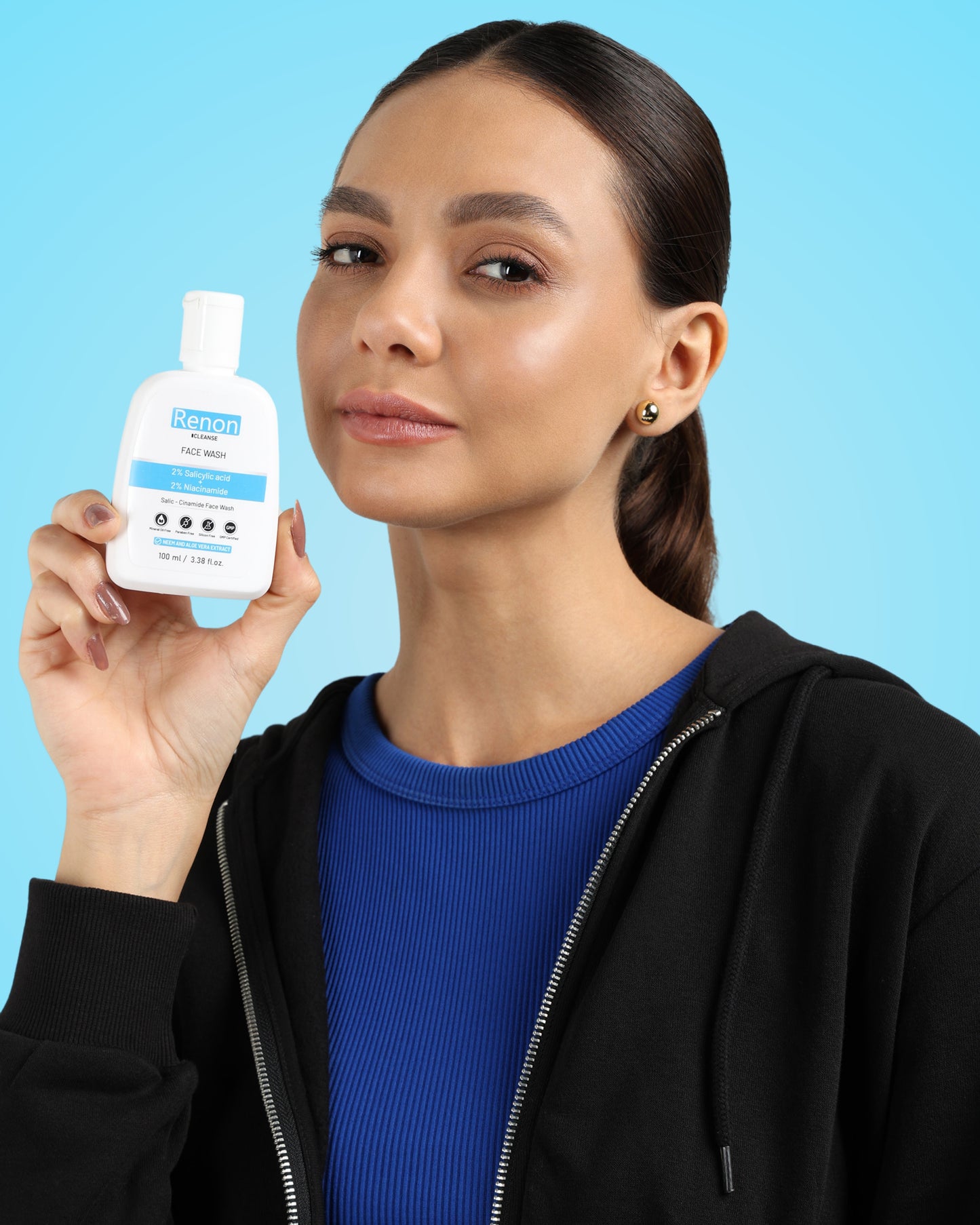 Renon Cleanse 2% Salicylic + 2 % Niacinamide Facewash with Neem and Aloe vera Extact ( Pack of 2)