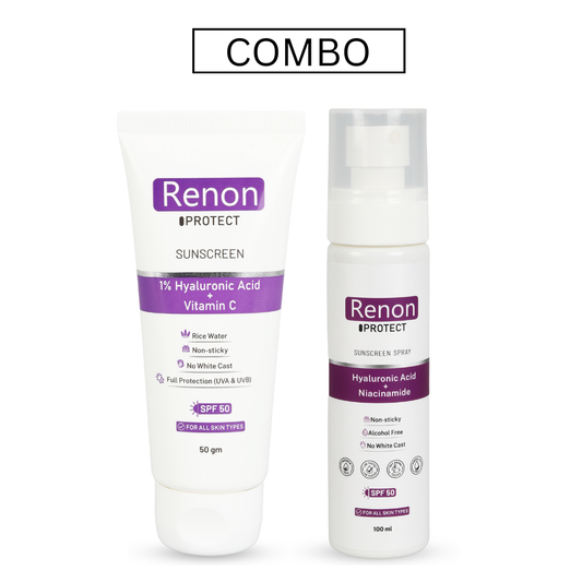 1 % Hyaluronic Sunscreen and Hyaluronic Sunscreen Spray