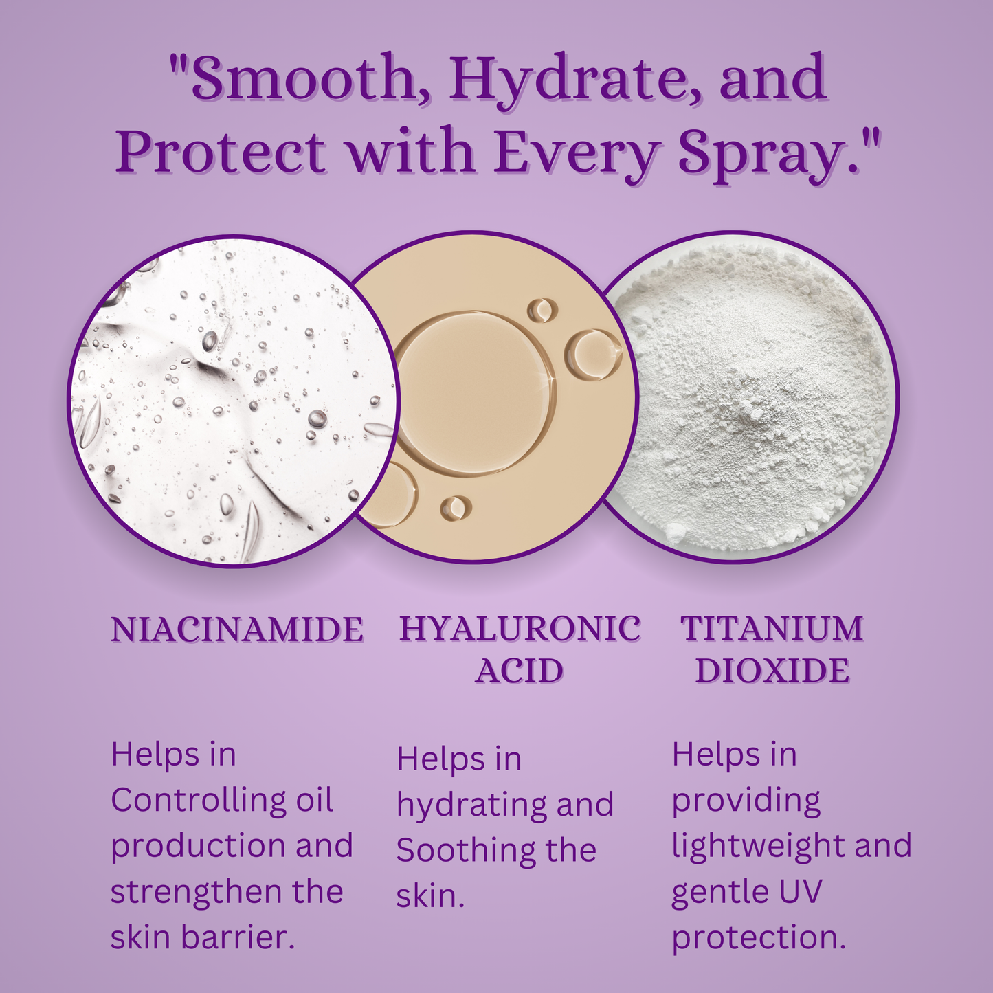 Renon Sunscreen Spray SPF 50 PA++++ | Hyaluronic and Niacinamide