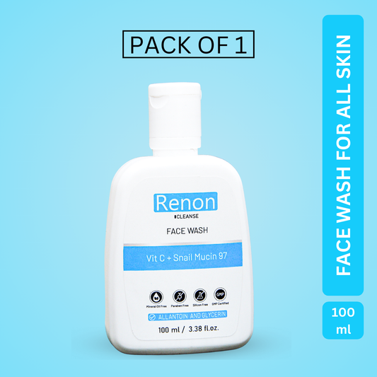 Renon Snail Mucin and Vitamin C Face Wash | Sulphate and Paraben Free
