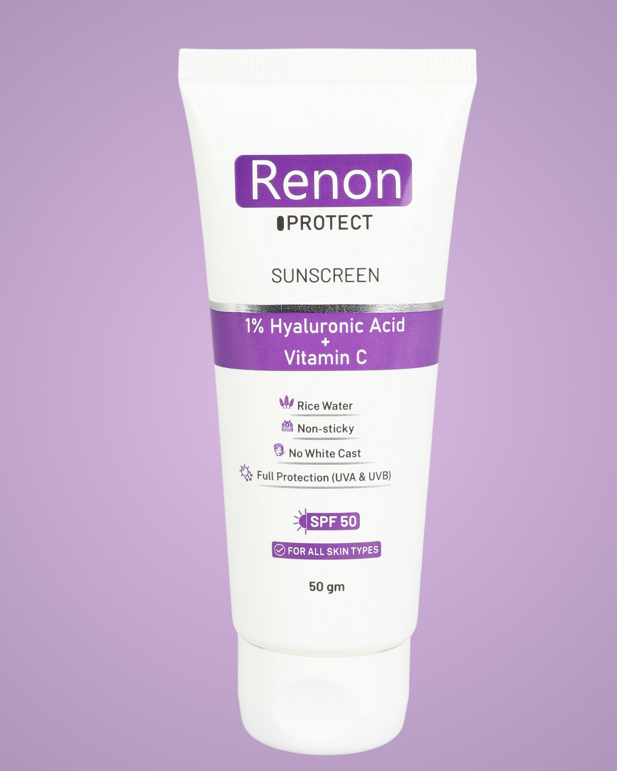 Renon SPF 50 PA+++ Power of 3 Actives Sunscreen