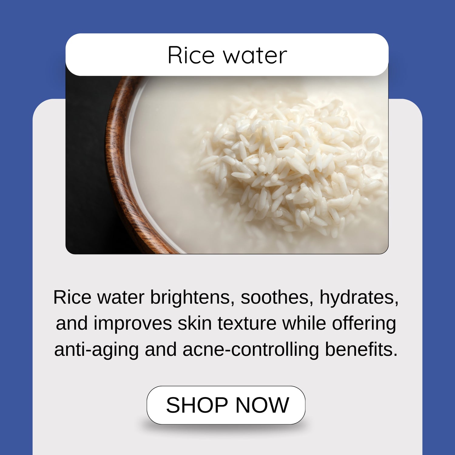 Rice water