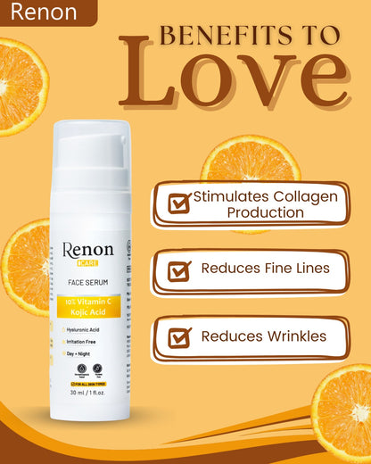 Renon 10% Vitamin C Serum | Kojic Acid Serum