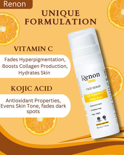 Renon 10% Vitamin C Serum | Kojic Acid Serum