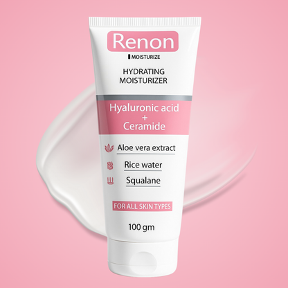 Renon Hyaluronic & Ceramide Moisturizer Gel Cream|Face Moisturizer for Women & Men