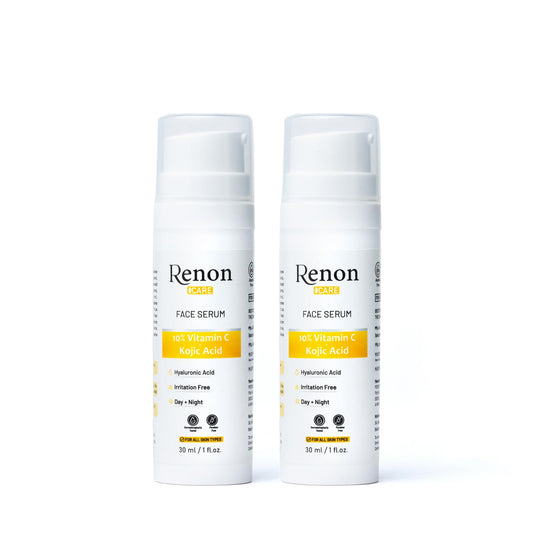 Renon 10% Vitamin C Serum | Kojic Acid Serum | Face Serum for Oily skin | Face serum for women | Face serum for Men | Derma Tested