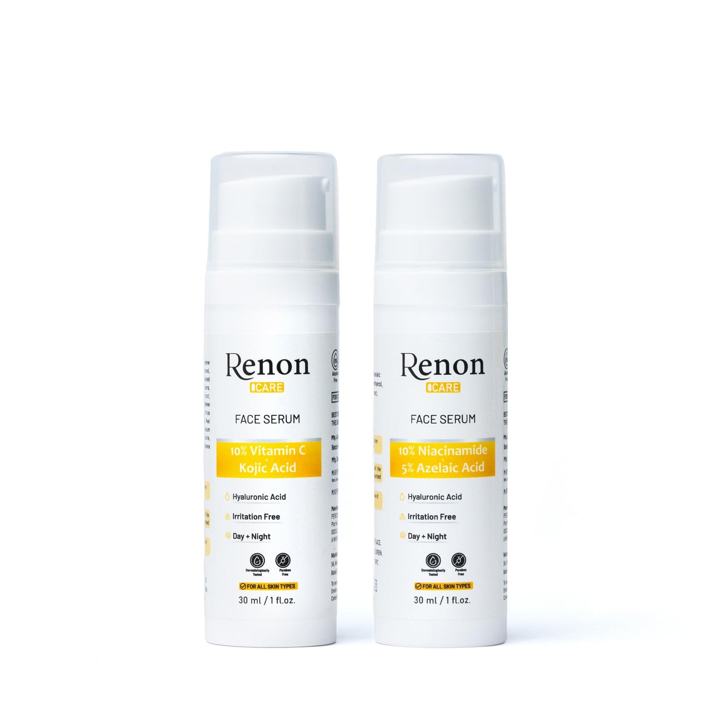 Renon Niacinamide Serum + Vitamin C Serum