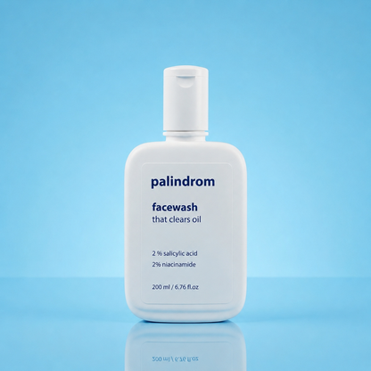 Palindrom ( Renon is Now Palindrom) 2% Salicylic + 2 % Niacinamide Face Wash Super Saver Pack (200 ml)
