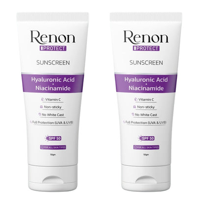 Renon Sunscreen SPF 50 PA+++ Pack of 2