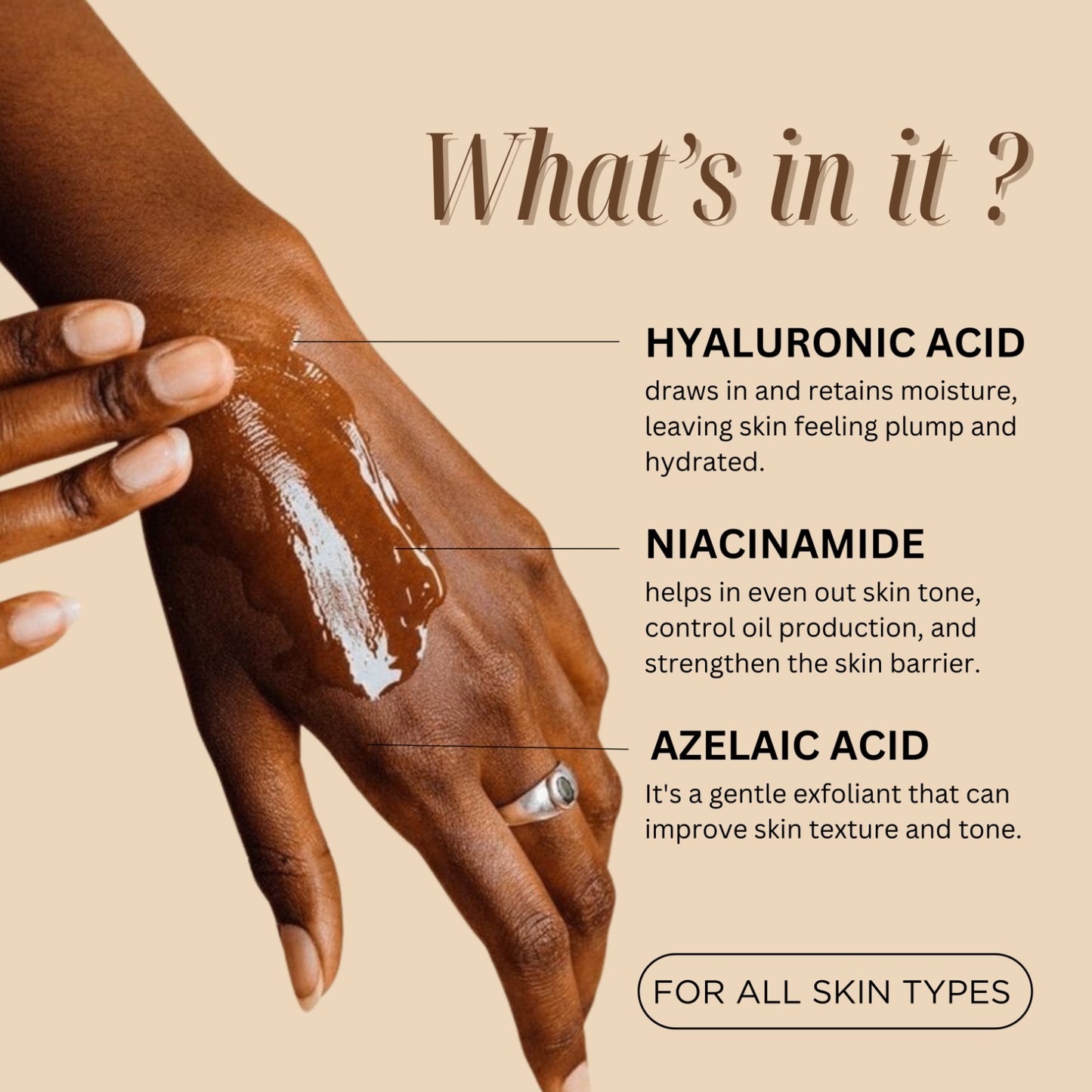 Renon 10% Niacinamide + Hyaluronic Acid Serum | 5 % Azelaic Acid Serum