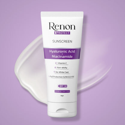 Renon SPF 50 PA+++ Power of 3 Actives Sunscreen