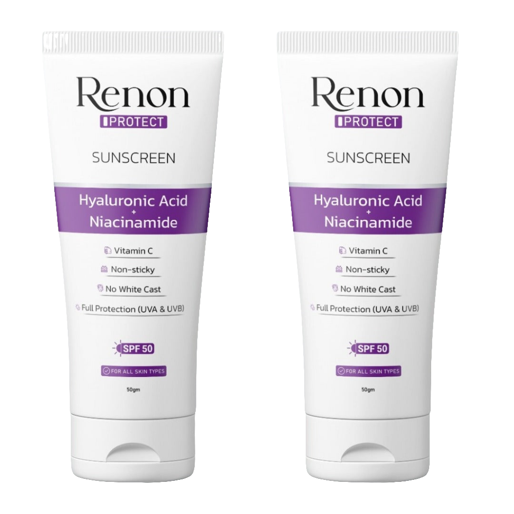 Renon Sunscreen SPF 50 PA+++ Pack of 2