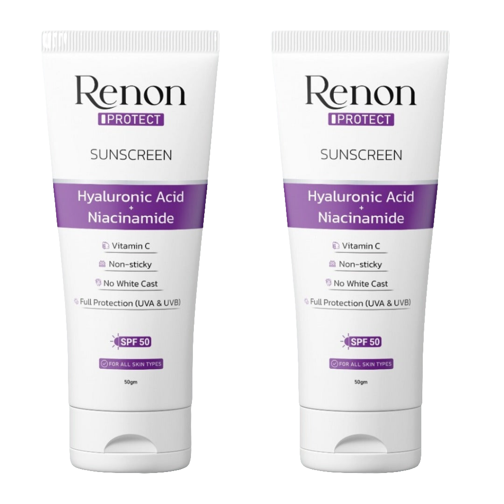 Renon Sunscreen SPF 50 PA+++ Pack of 2